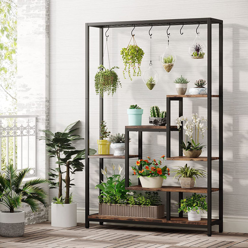 Pacificas Rectangular Etagere Plant Stand - W009096448 - Buybuyfurniture