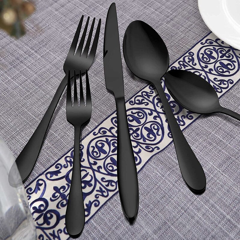 Sarah-Ann 40 Piece Stainless Steel Flatware Set Service for 8 ...