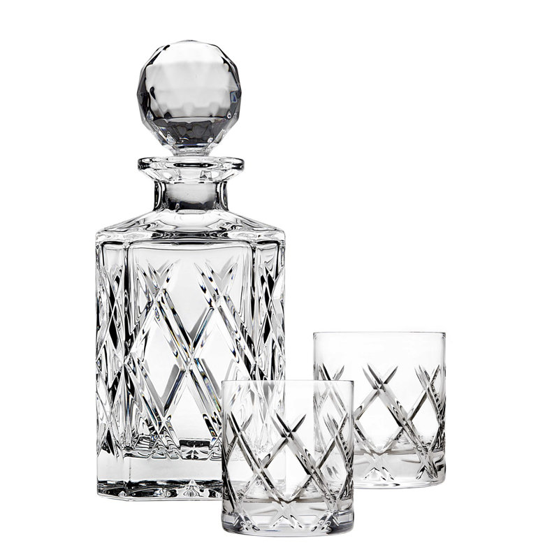 Sov Crystal 3 Piece Decanter & Dof Set - RXK11693 - Buybuyfurniture